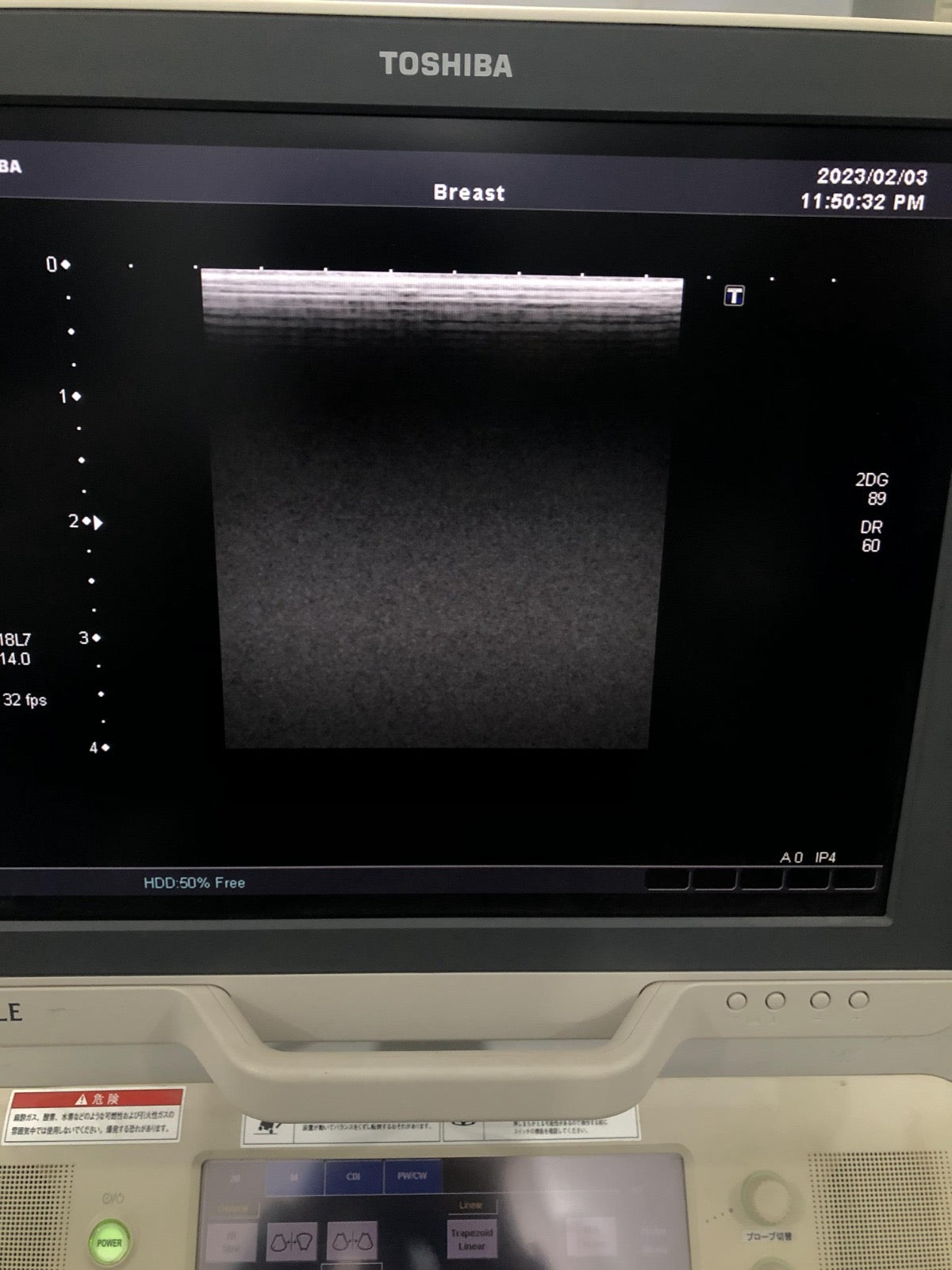 Toshiba PLT-1204BT linear probe - Japan Medical Company LTD