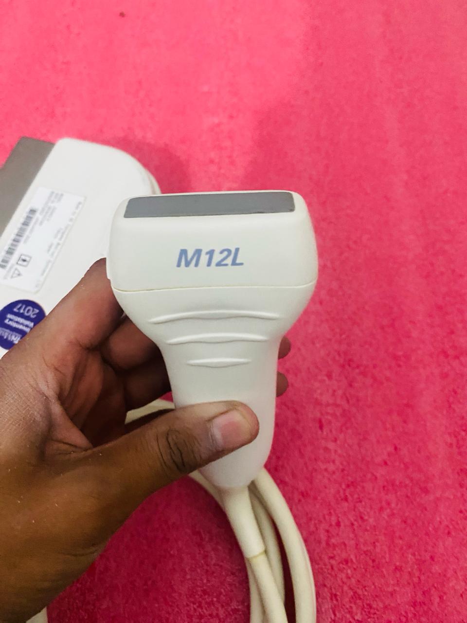 ..GE M12L linear probe, Mfg 2002. Checked