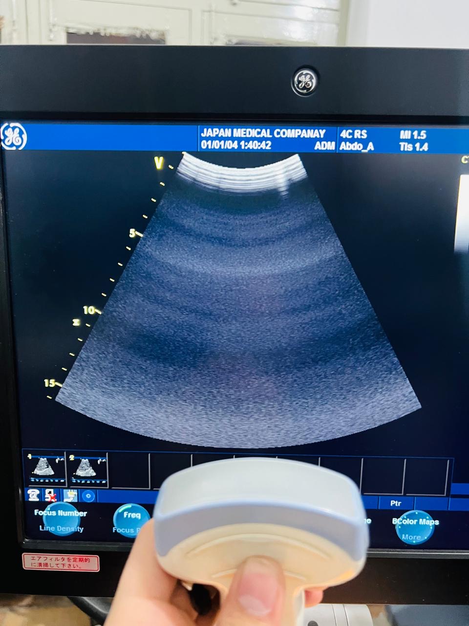 ..GE 4C RS Probe num 6