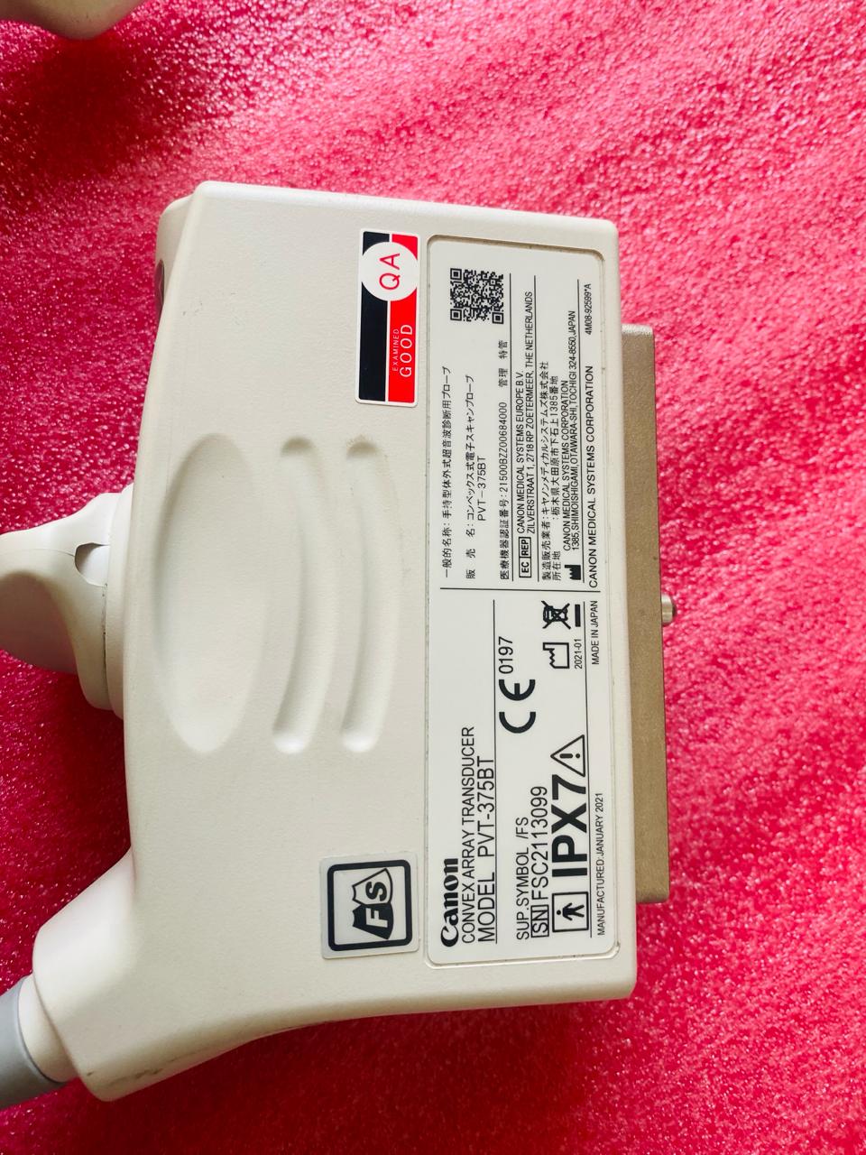 ..Toshiba PVT-375BT convex probe SN: FSC2113099