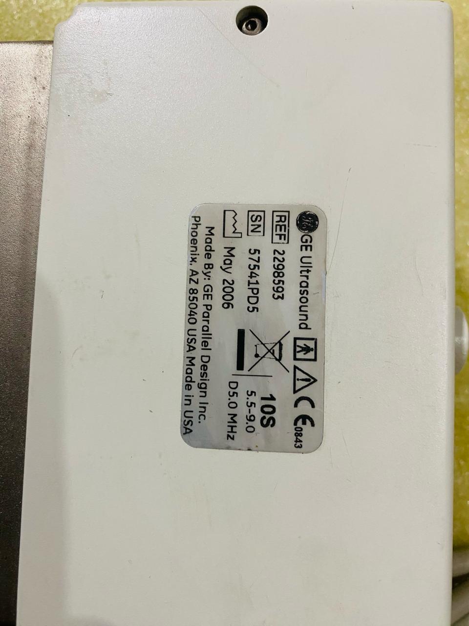 ..GE 10S cardiac probe. Checked and ok dxb
