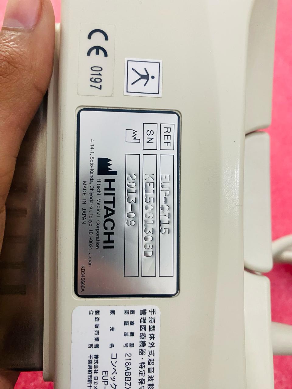 ..Hitachi EUP-C715 convex probe UC