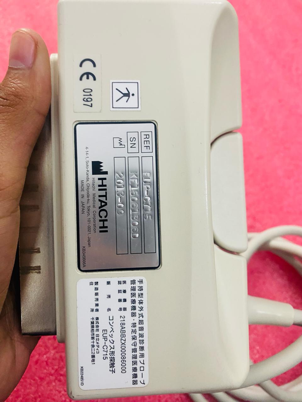 ..Hitachi EUP-C715 convex probe UC