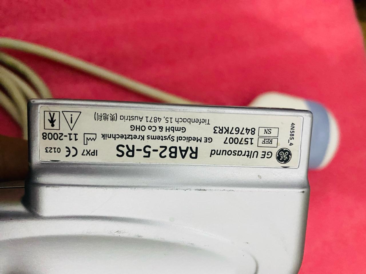 ..GE RAB2-5-RS 3D/4D probe UC