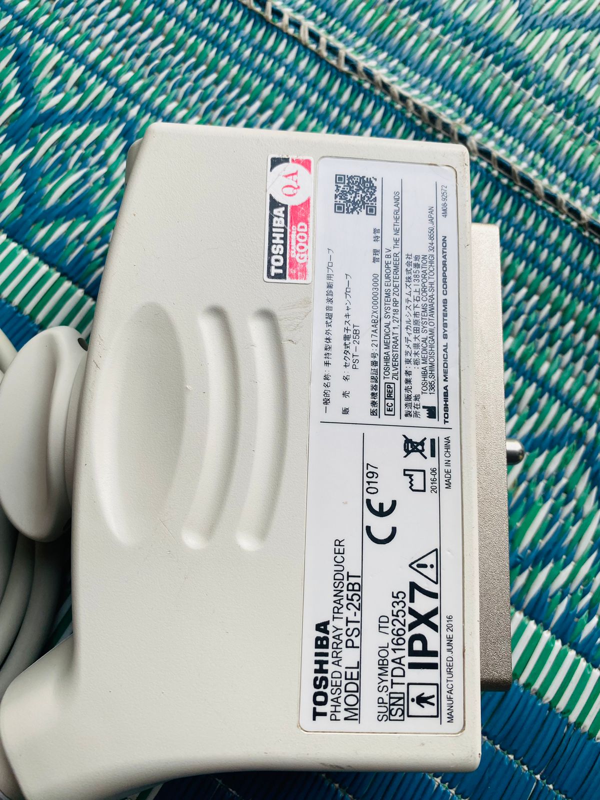 ..Toshiba PST-25BT cardiac probe checked dxb