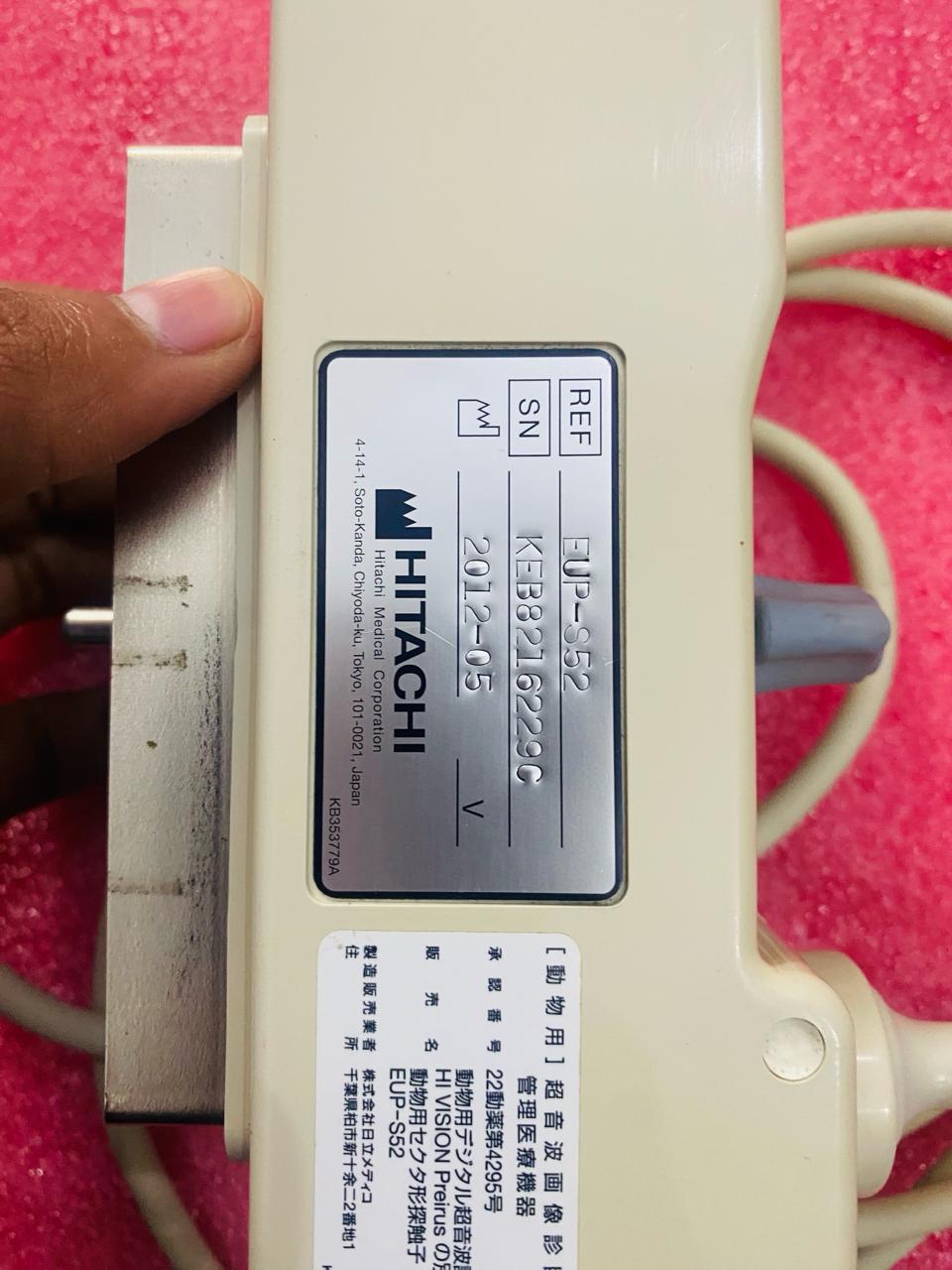 ..Hitachi EUP-S52 cardiac probe UC