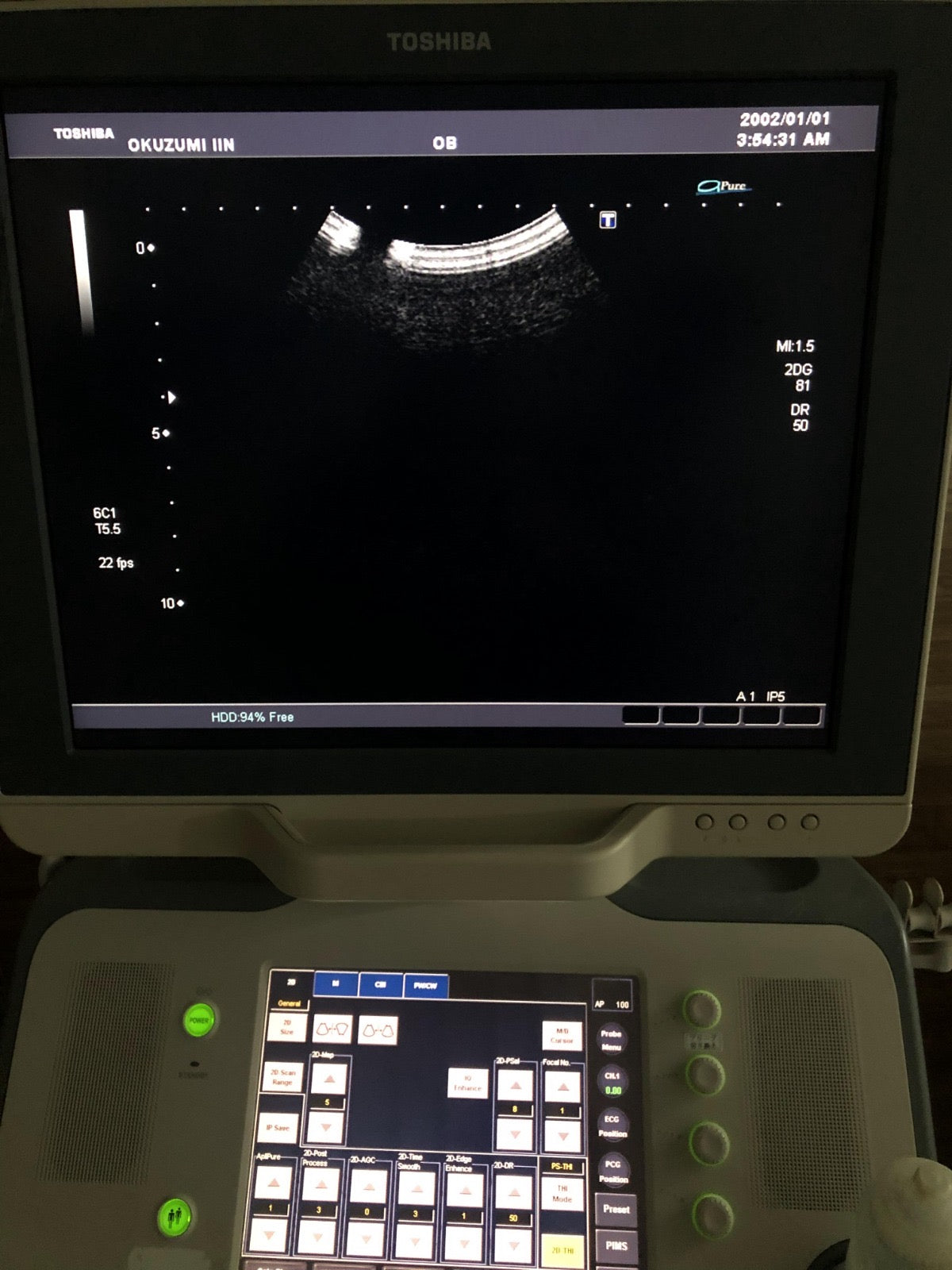 Toshiba PVT-375BT Canvex probe - Japan Medical Company LTD