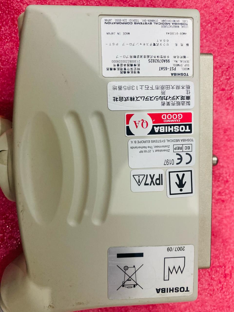 ..Toshiba PST-65AT cardiac probe checked DXB
