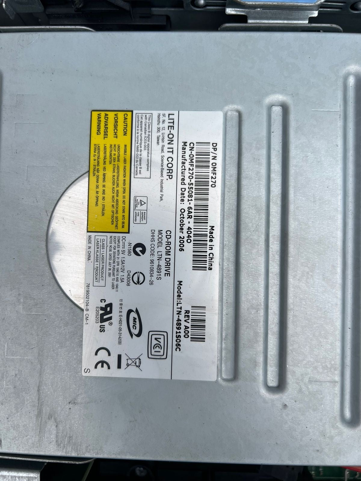 Dell OPTIPLEX GX620 CPU