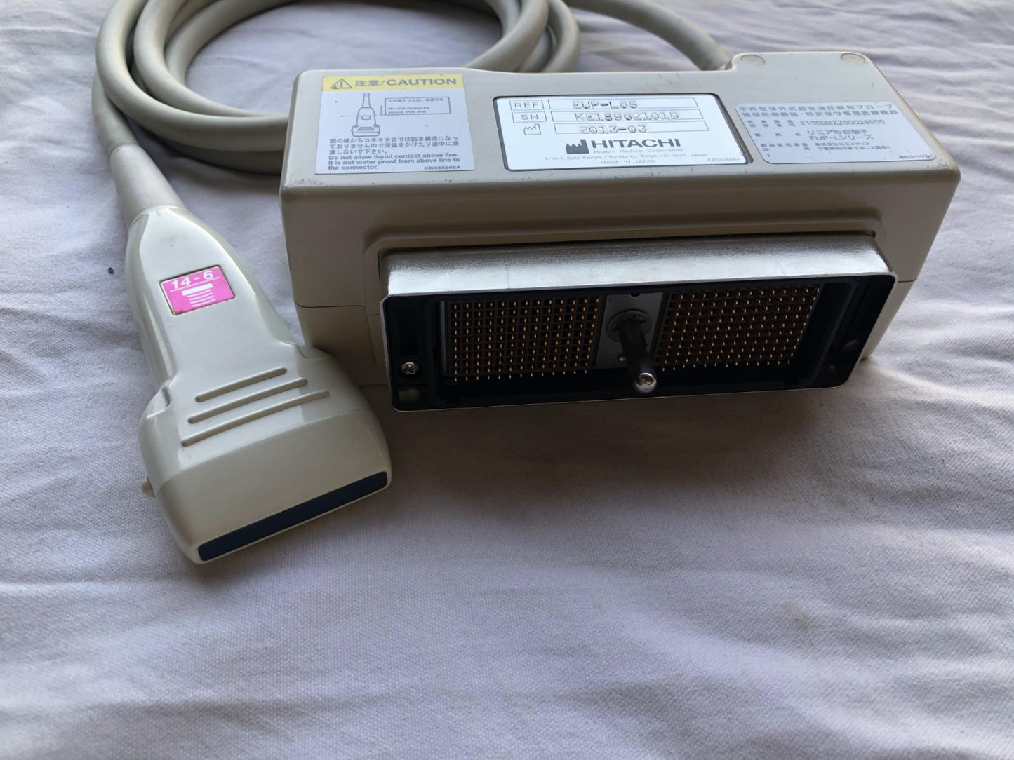 ..Hitachi 14-6 linear probe - Japan Medical Company LTD