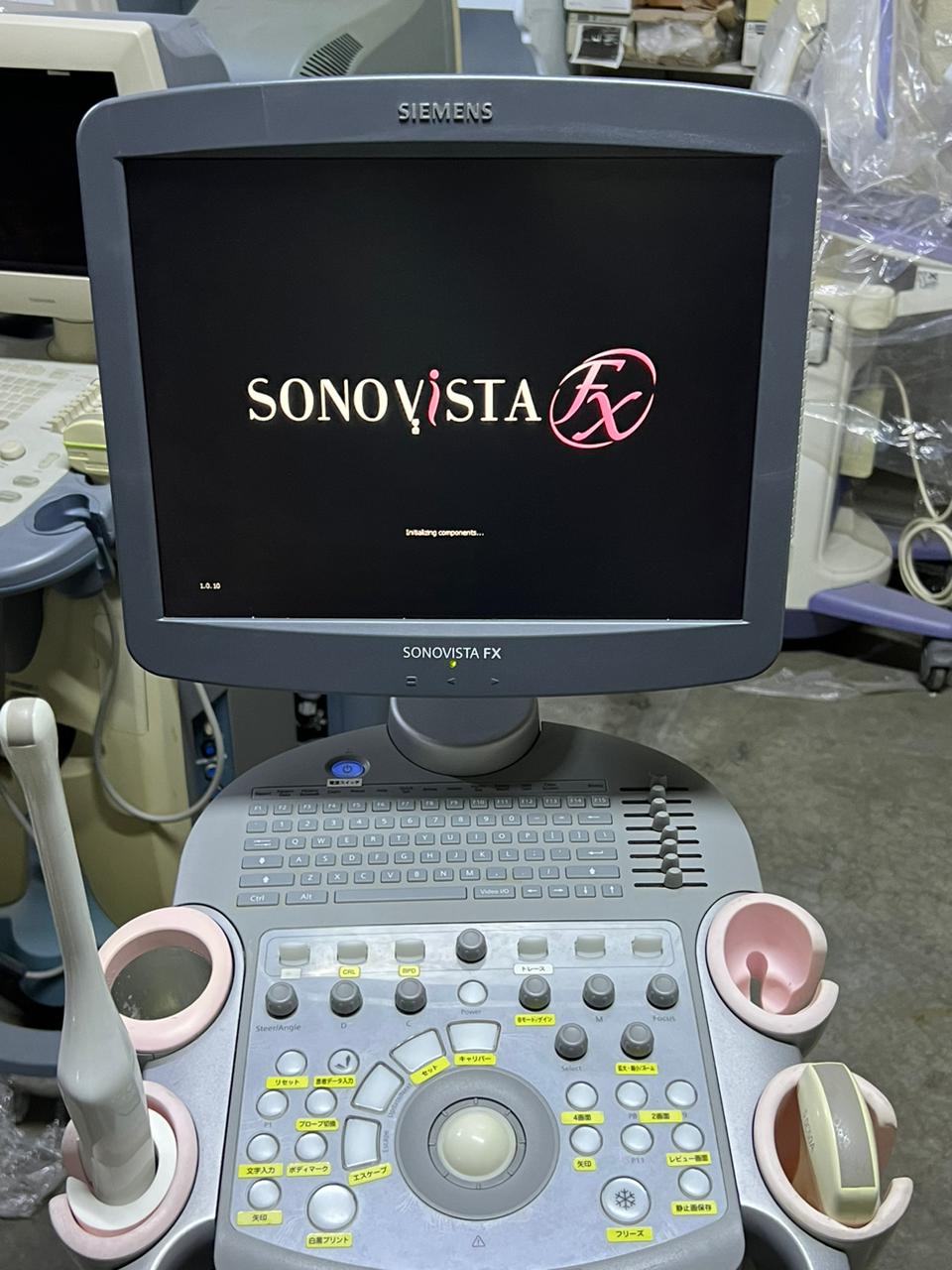Sonovista fx black and white ultrasound CONVEX TVS probr