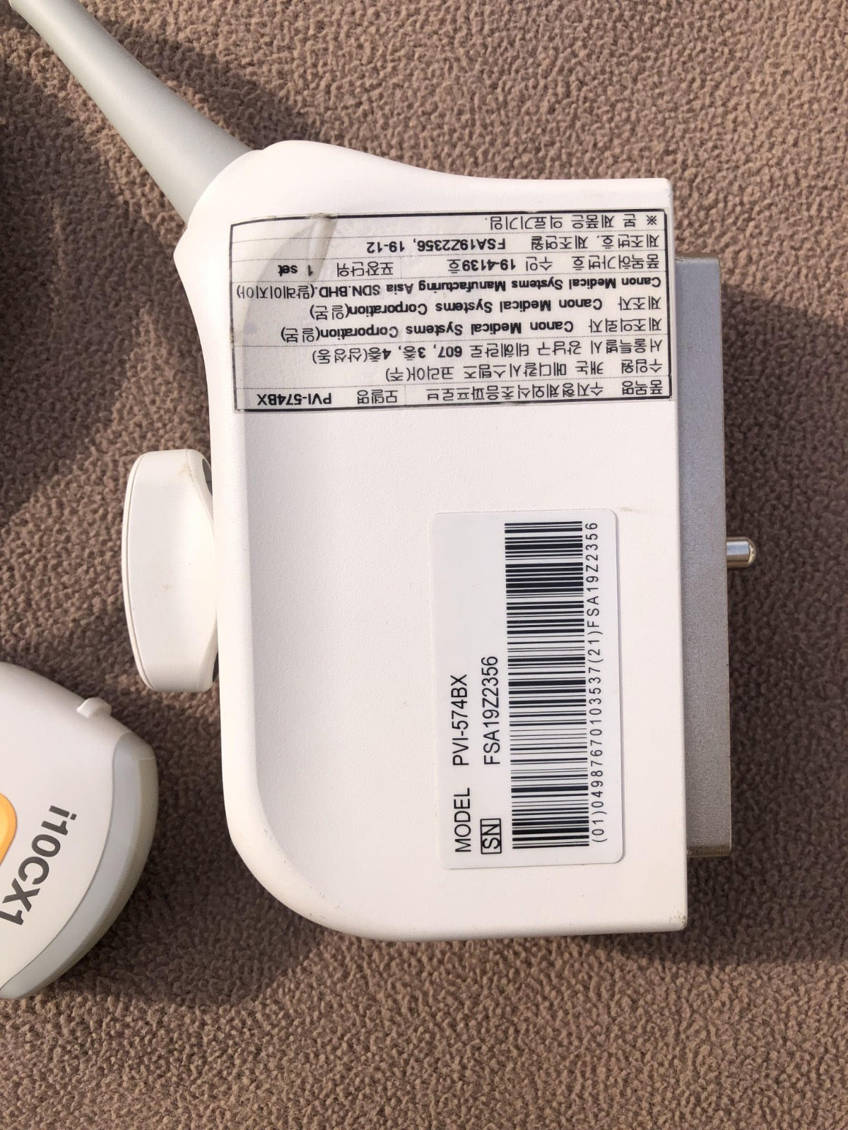 Toshiba PVI-574BX Canvex array probe - Japan Medical Company LTD