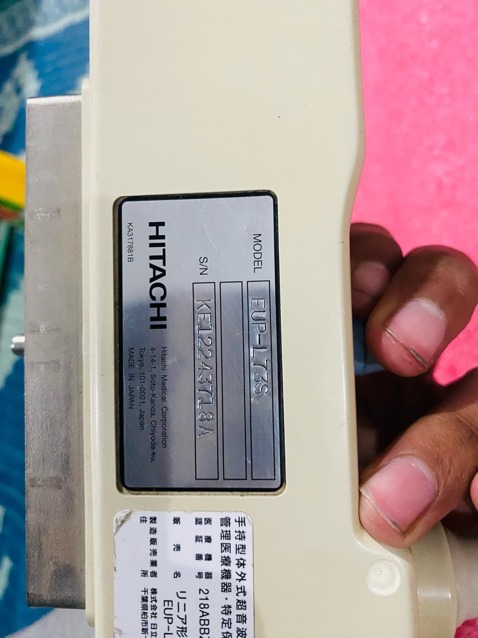 ..Hitachi EUP-L73S linear probe Checked