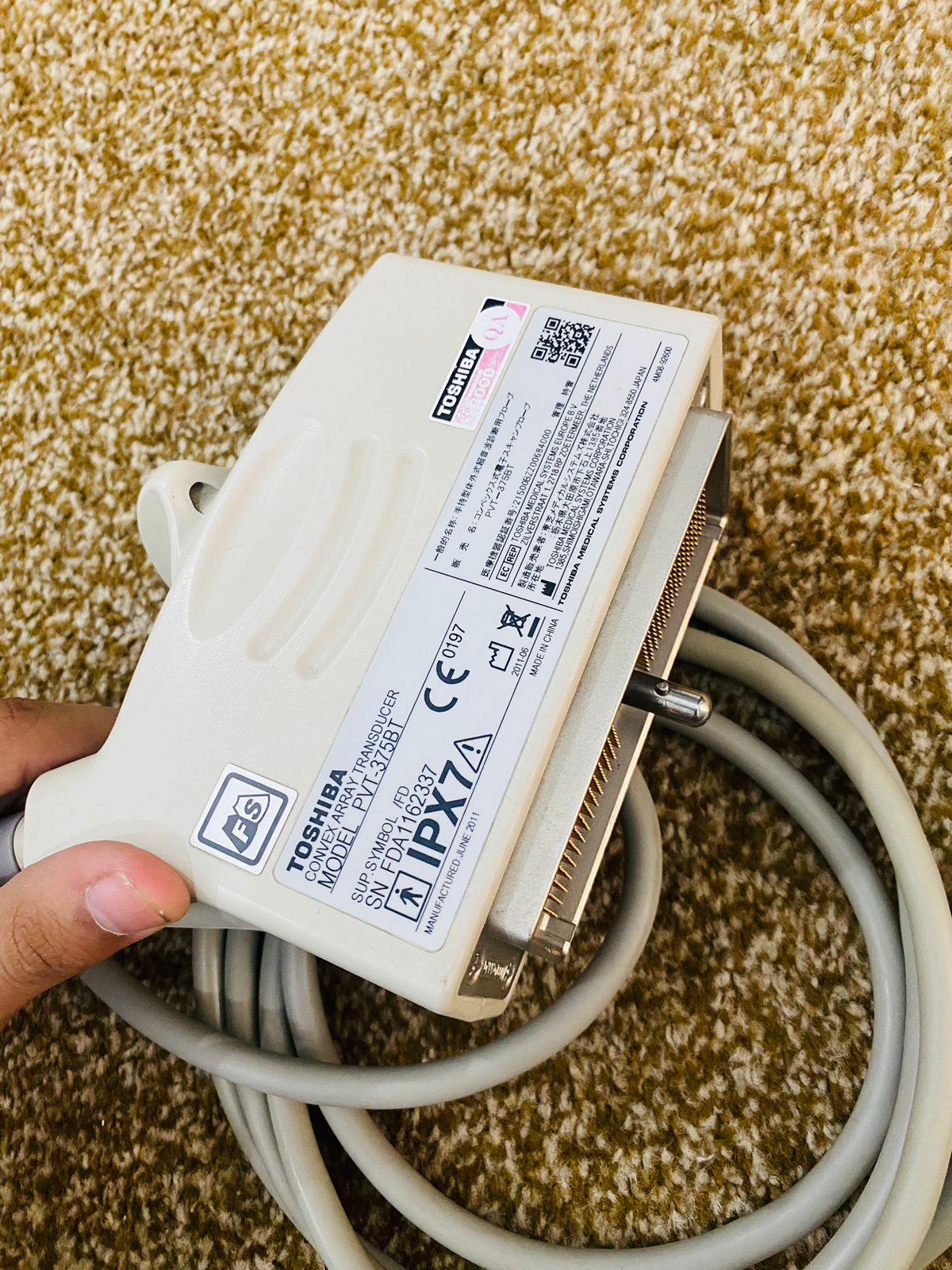 P..Toshiba PVT-375BT Convex Probe