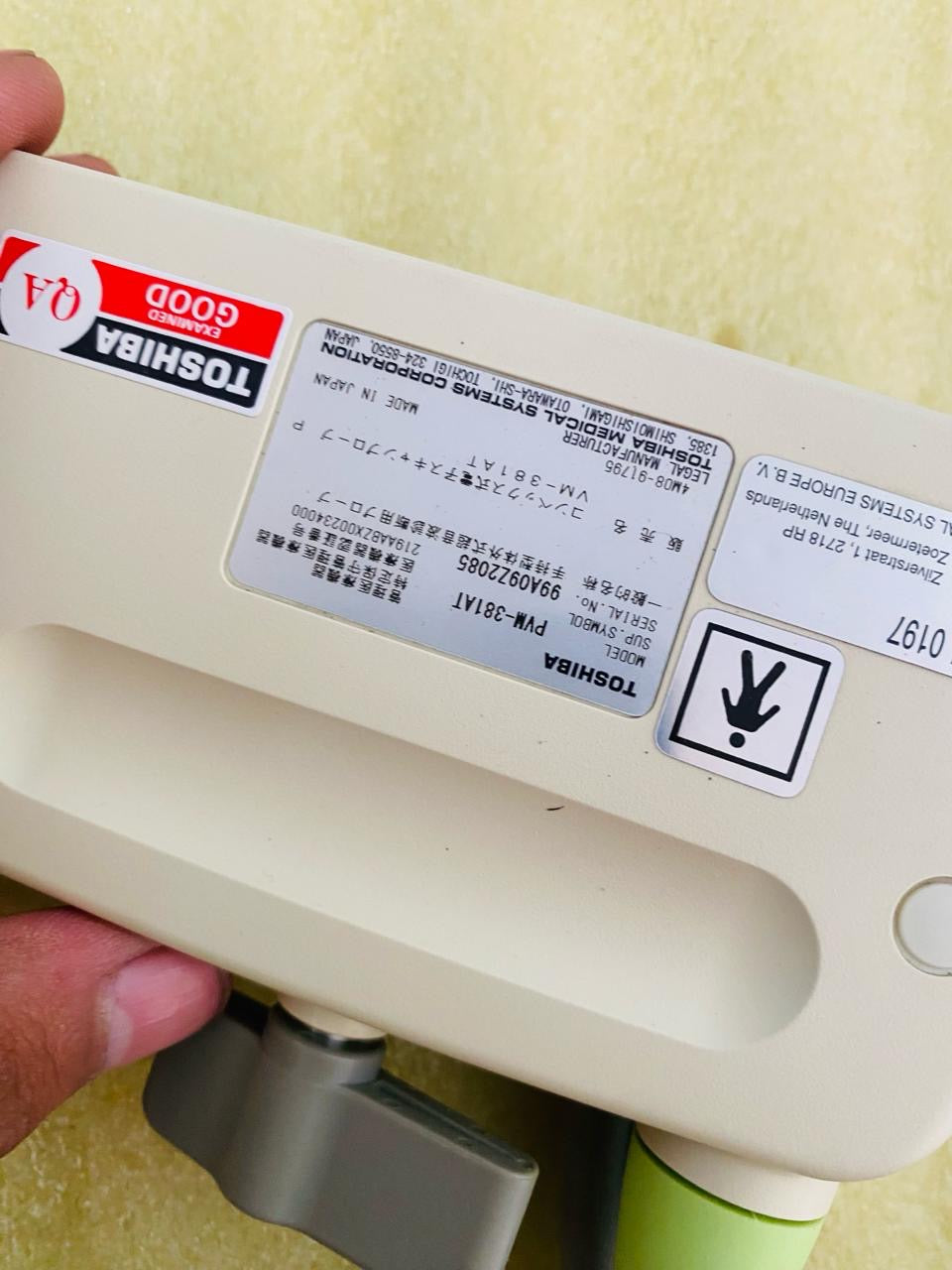 Z..Toshiba PVM-381AT Micro convex Probe checked dxb