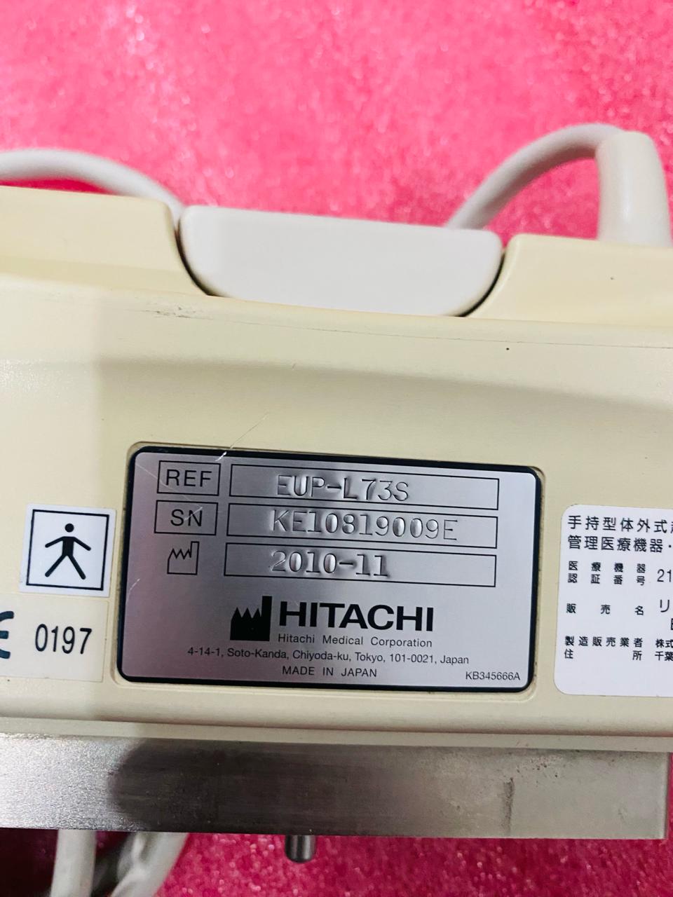 .. Hitachi EUP-L73S linear probe US SN: 10819009E UC dxb