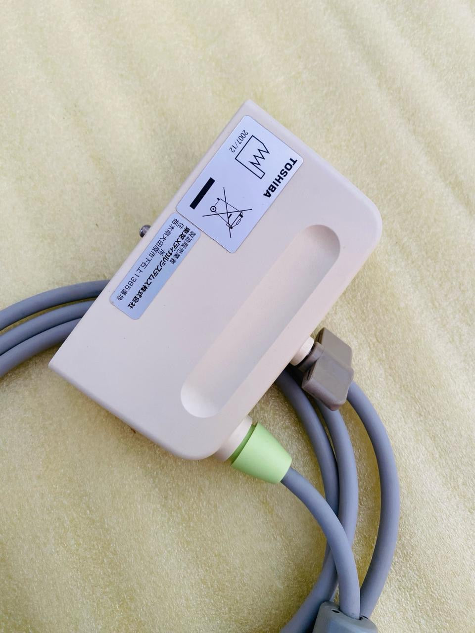 Z..Toshiba PSM -30 BT Cardiac Probe uc SERIAL. No.
99A07Z4553 dxb