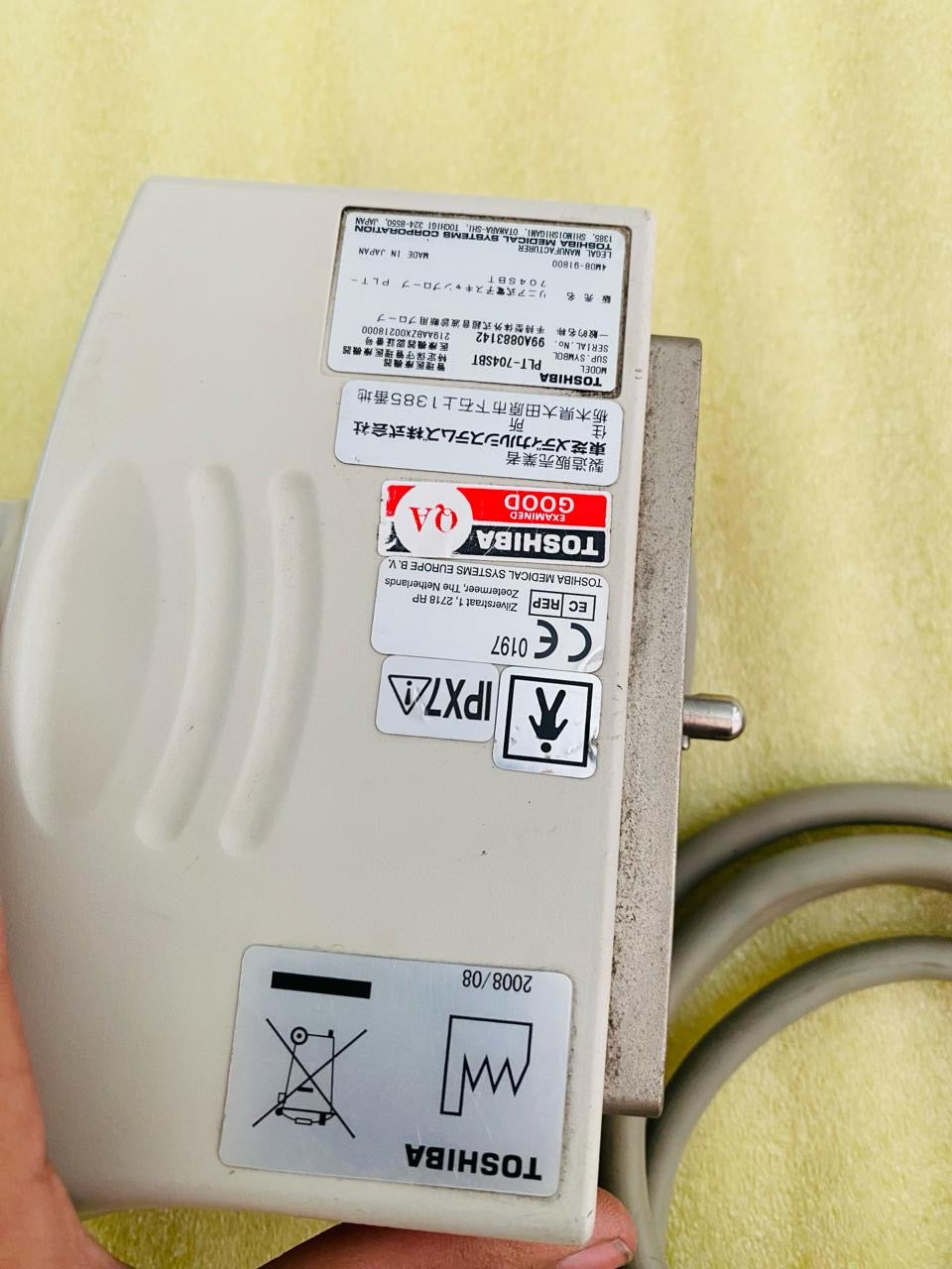 Z..Toshiba PLT-704SBT linear probe uc dxb