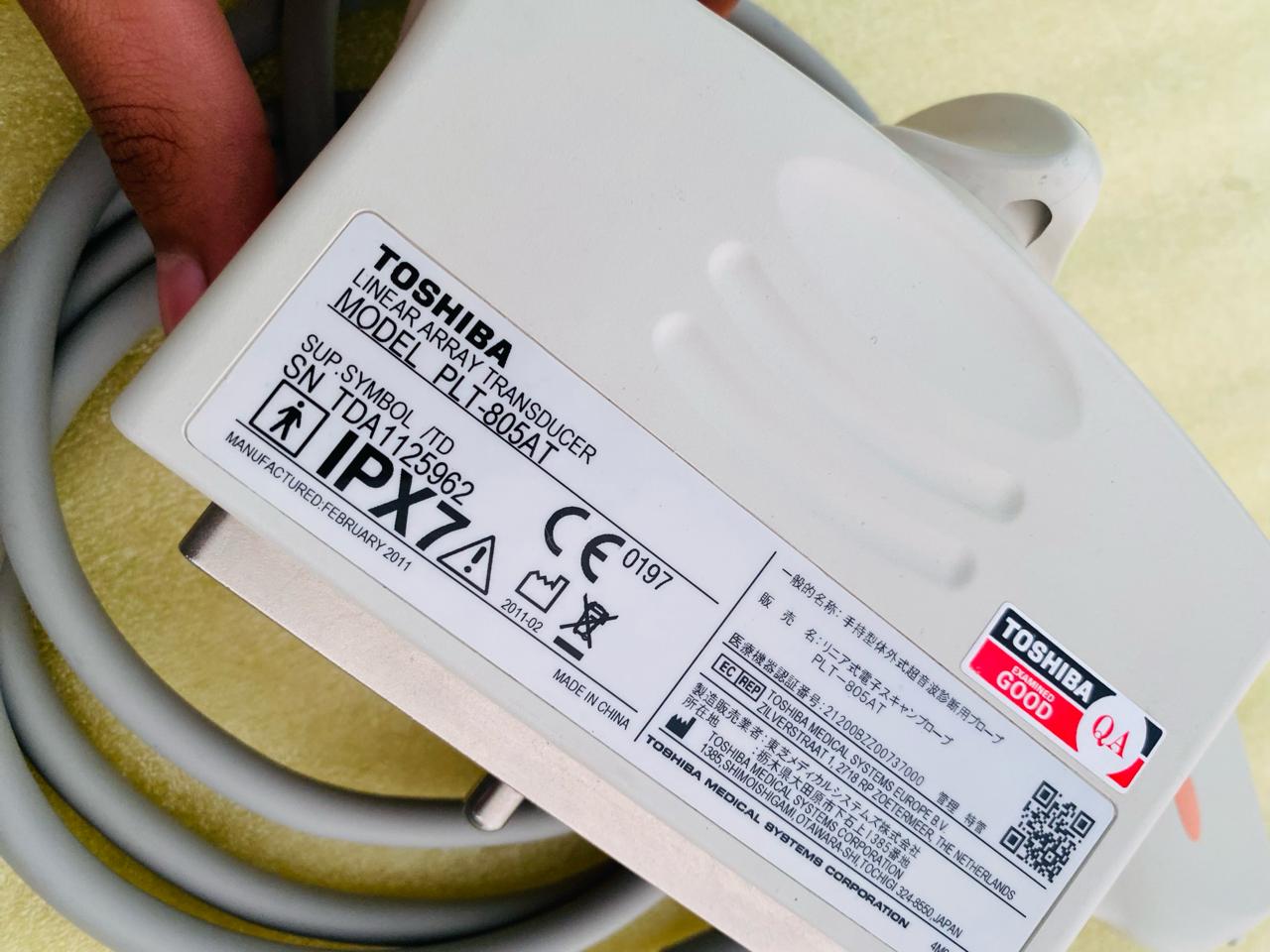 Z..Toshiba PLT-805AT linear probe checked DXB