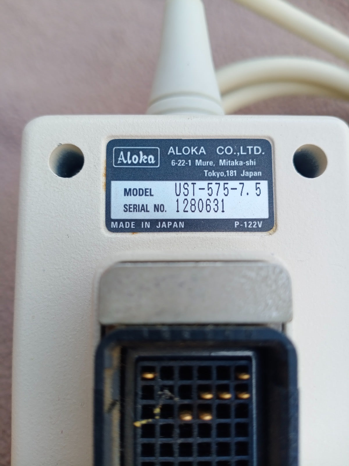 ..Aloka UST-575-7.5 linear vascular probe - Japan Medical Company LTD