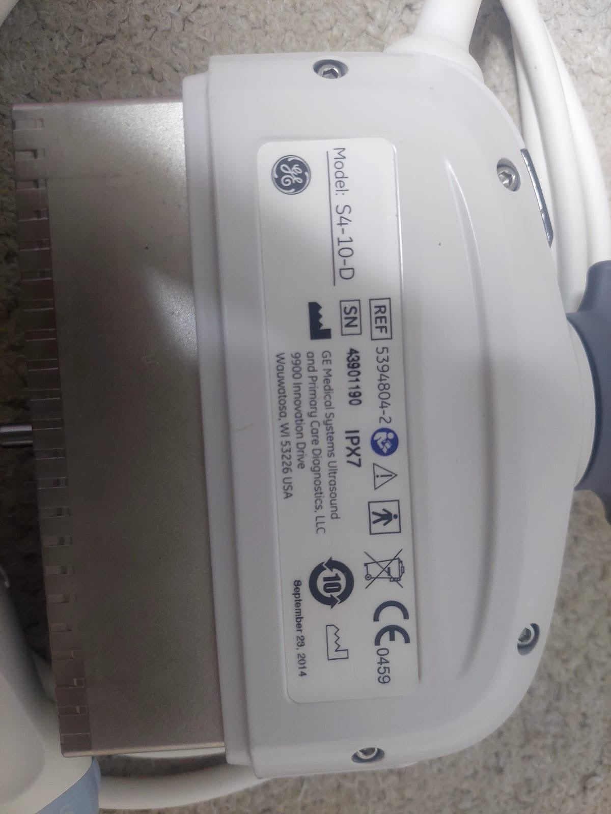 ..GE S4-10-D cardiac probe Mfg: 2014 (AV)