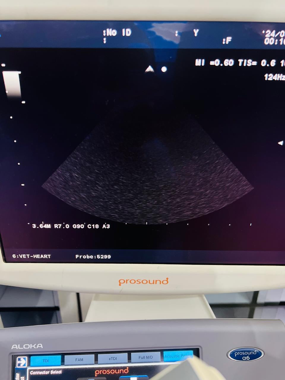 ..Aloka UST-5299 cardiac probe