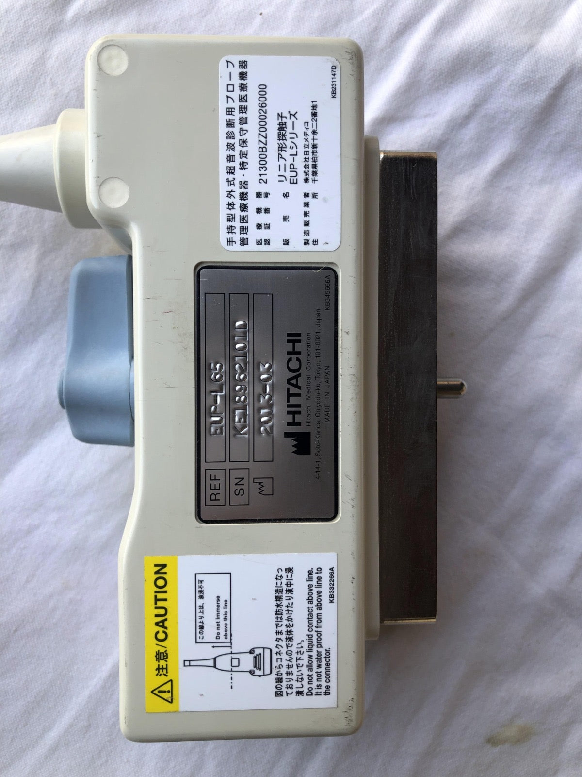 ..Hitachi 14-6 linear probe - Japan Medical Company LTD