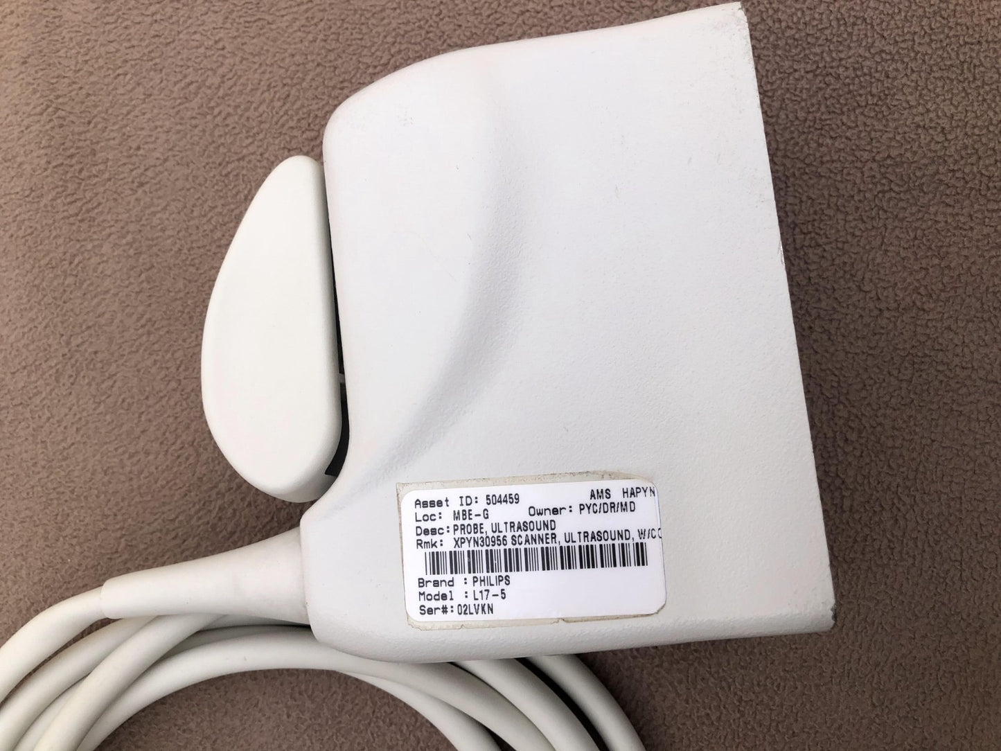 ..Philips L17-5 linear probe - Japan Medical Company LTD