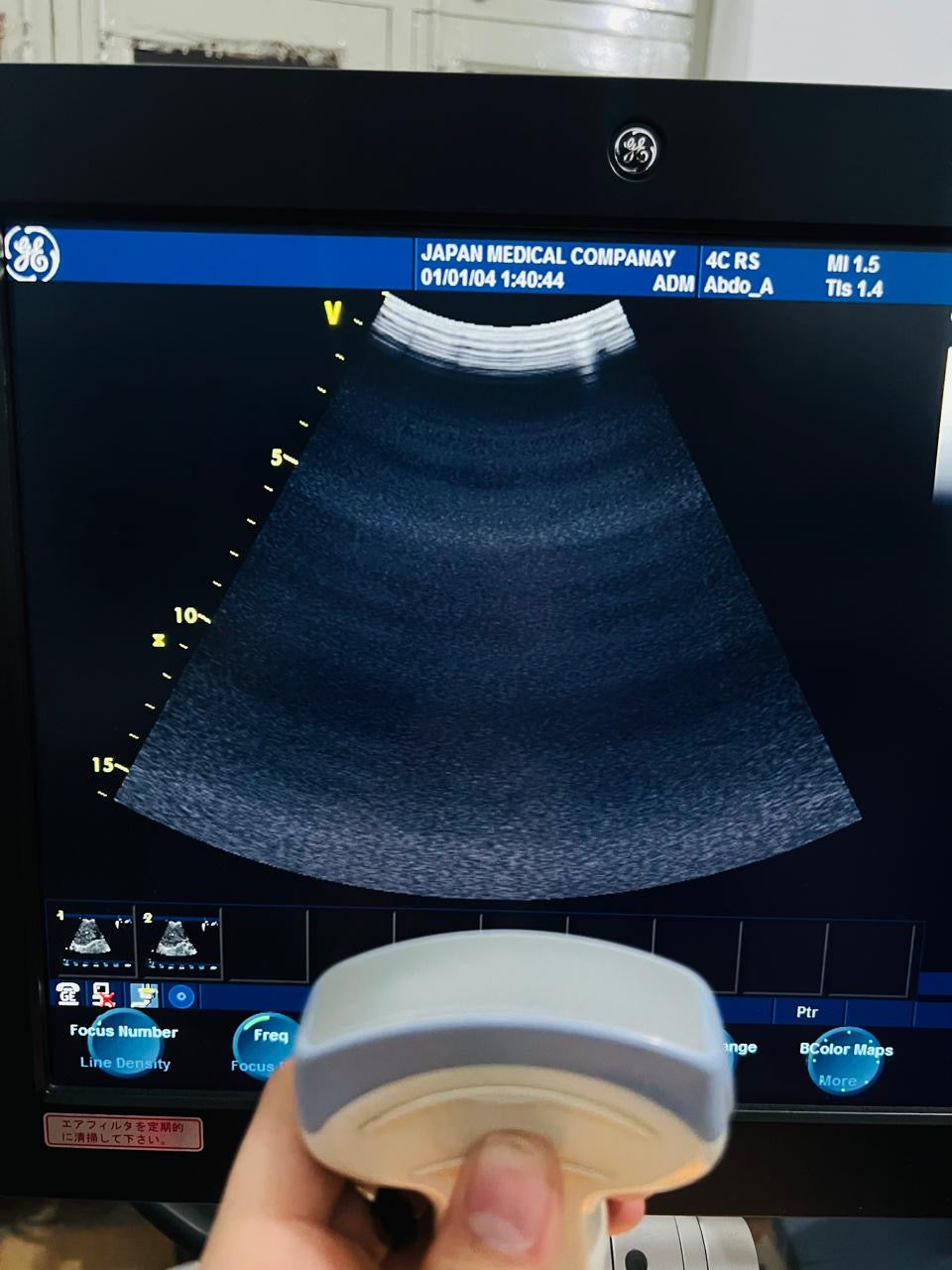 ..GE 4C RS Probe num 6