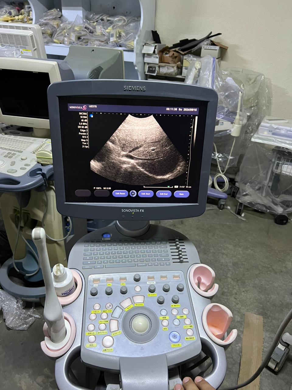 Sonovista fx black and white ultrasound CONVEX TVS probr