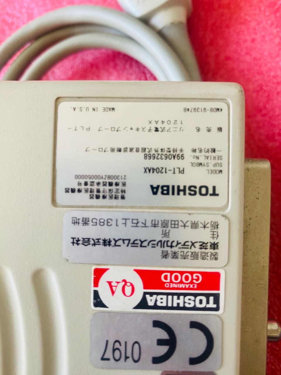 ..Toshiba PLT-1204AX linear probe UC dxb