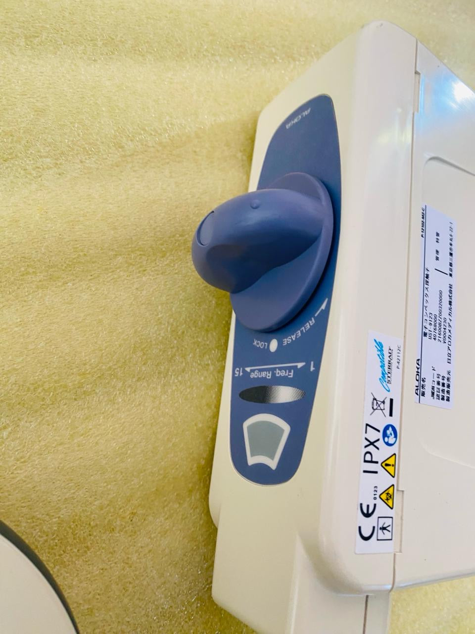 Z..Aloka UST-9123 Convex Probe checked S.No V0004230 dxb