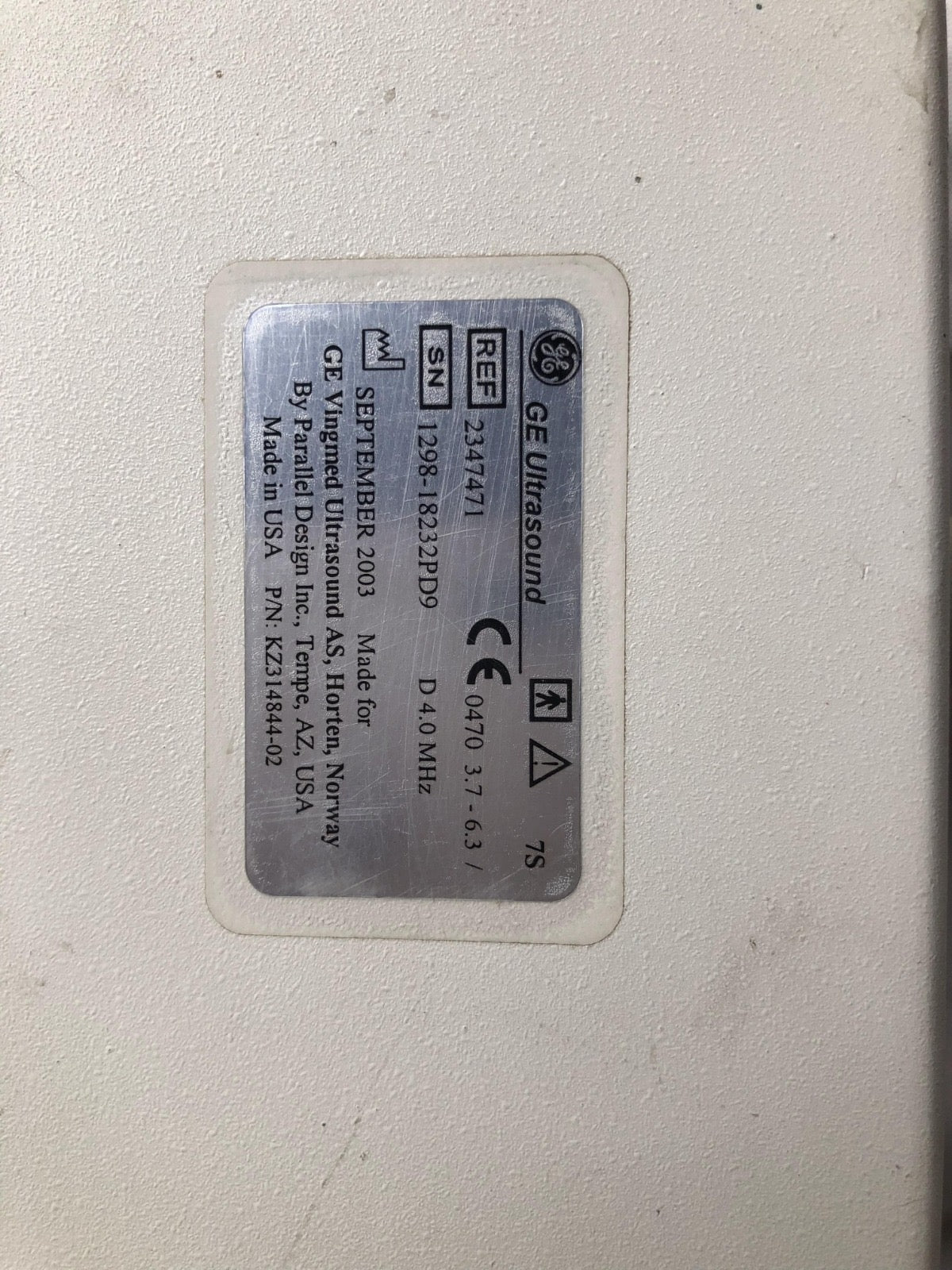 ..GE 7S cardiac probe - Japan Medical Company LTD