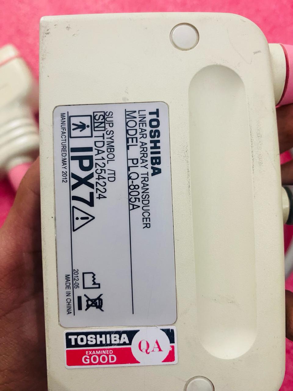 ..Toshiba PLQ-805A linear probe UC Dxb