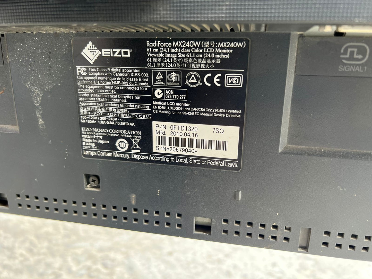..Eizo LCD moniter