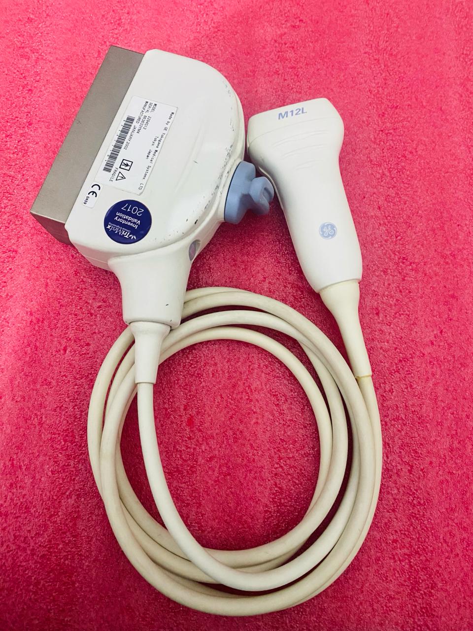 ..GE M12L linear probe, Mfg 2002. Checked