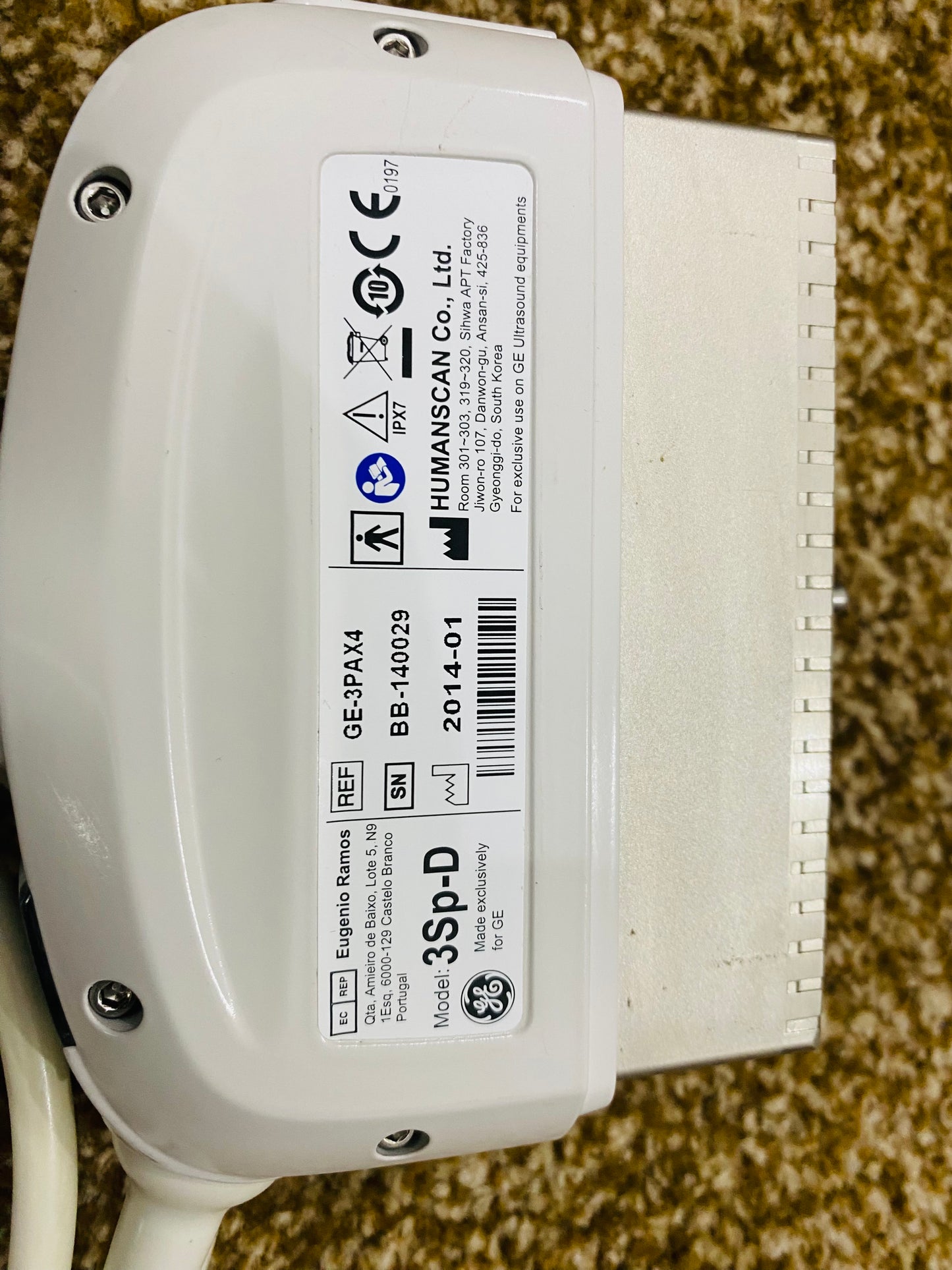 …GE 3SP-D cardiac probe