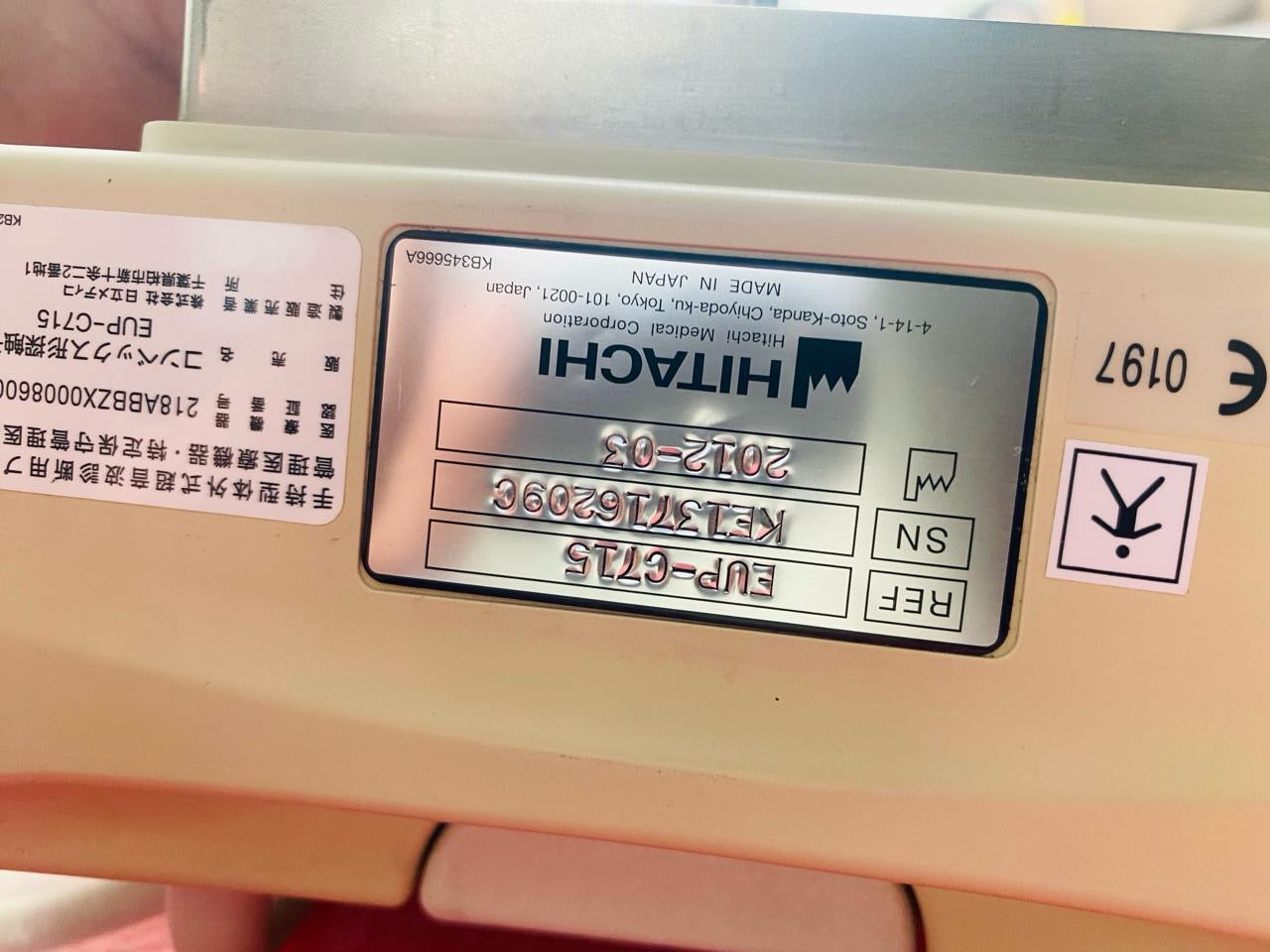 ..Hitachi EUP-C715 convex probe UC SN.Ke13716209C