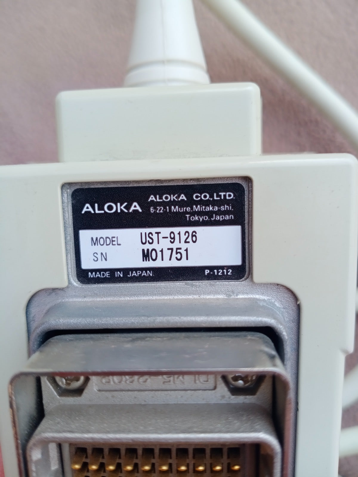 ..Aloka UST-9126 Convex Probe - Japan Medical Company LTD