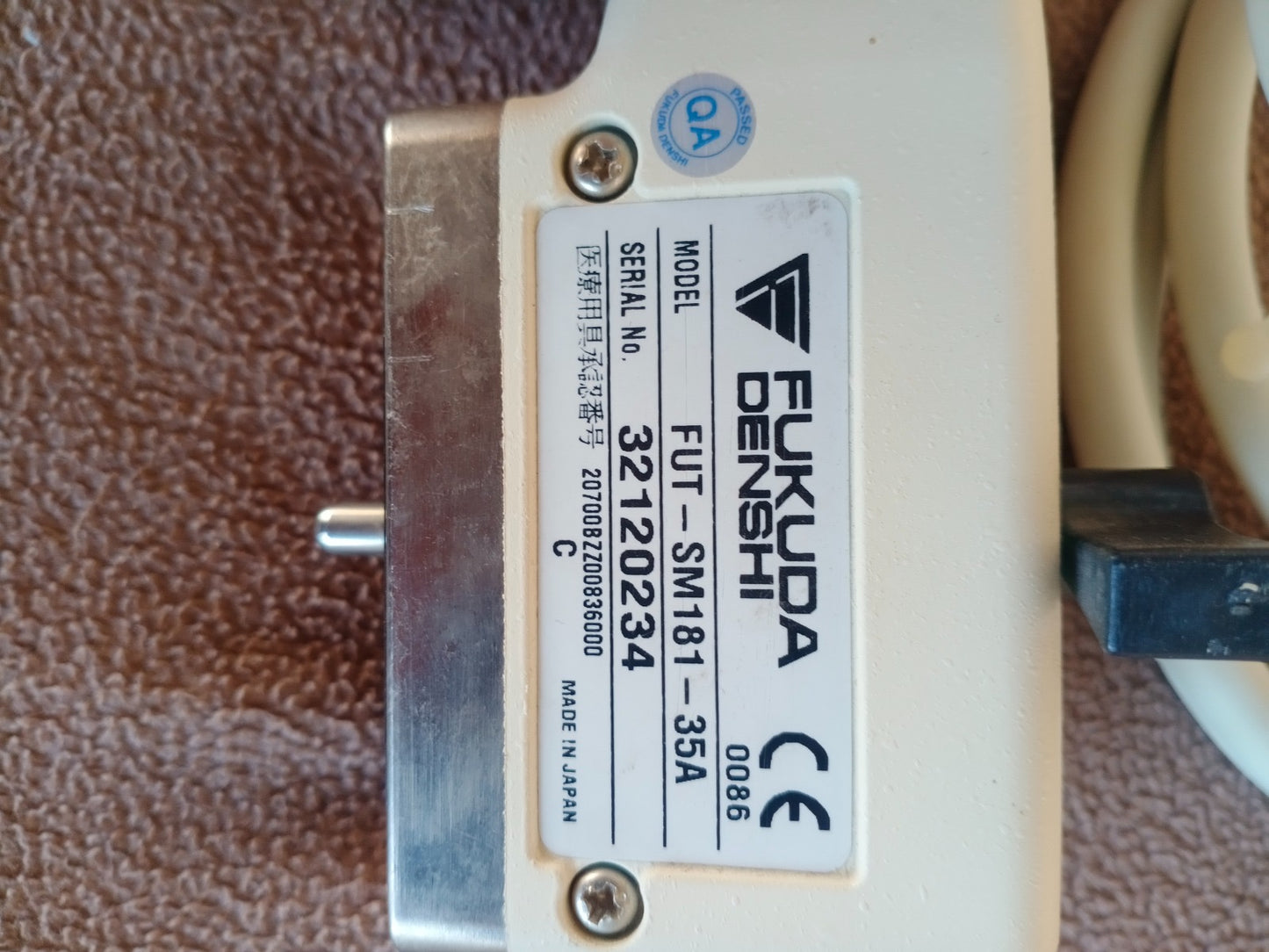 Fukuda denshi FUT-SM181-35A cardiac probe - Japan Medical Company LTD