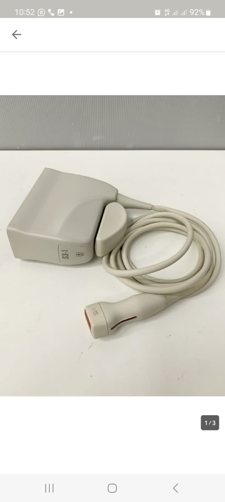 Philips S3-1 Cardiac / Sector Array Transducer - Japan Medical Company LTD