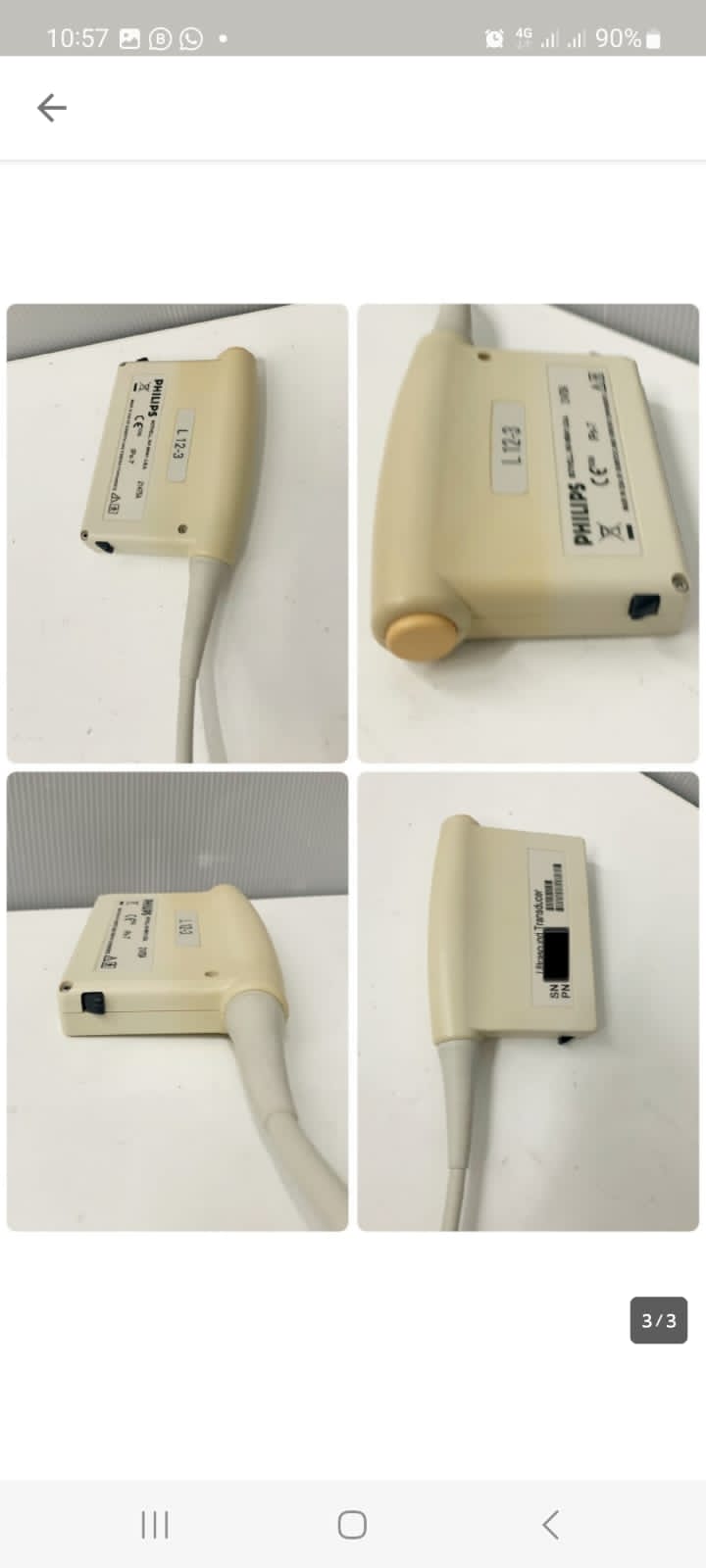 Philips L12-3 Linear Array Probe - Japan Medical Company LTD