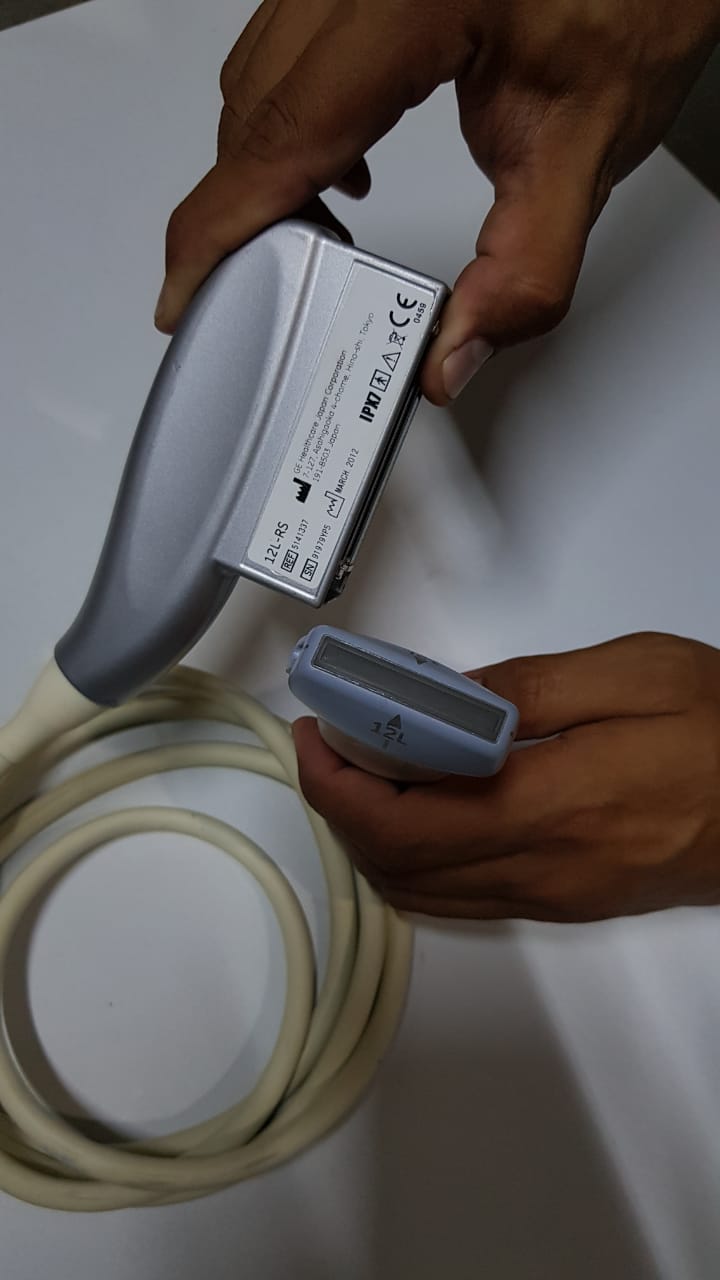 GE 12L-RS Mfg: 2012 Linear Vascular Probe