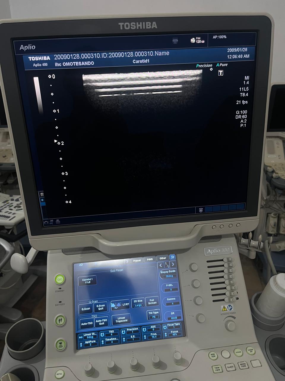 ..Toshiba PLT-704AT linear probe checked DXB