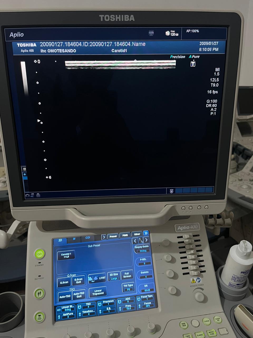 Z..Toshiba PLT-805AT linear probe checked DXB