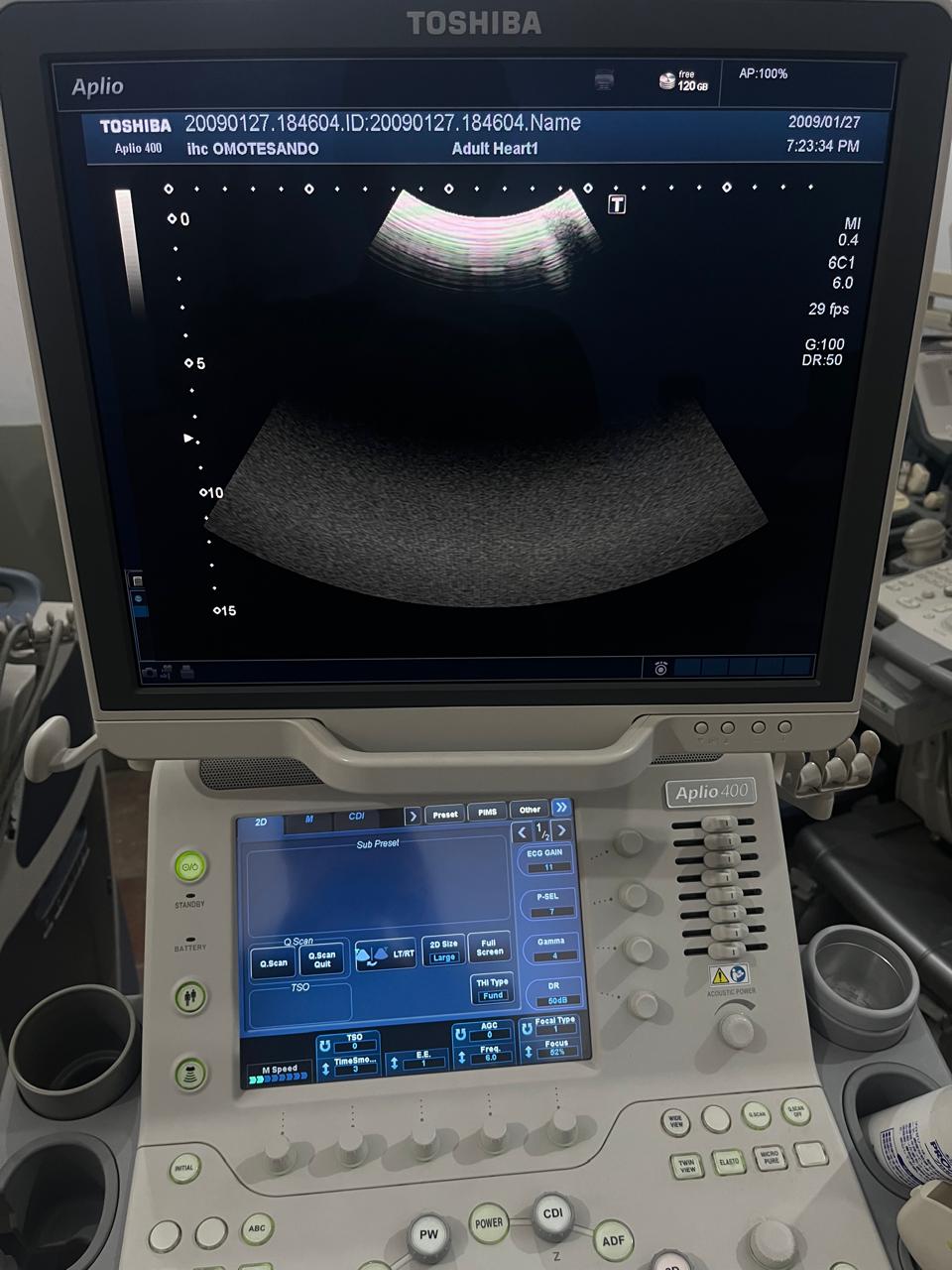 Z..Toshiba PVT-375BT Convex Probe checked DXB
