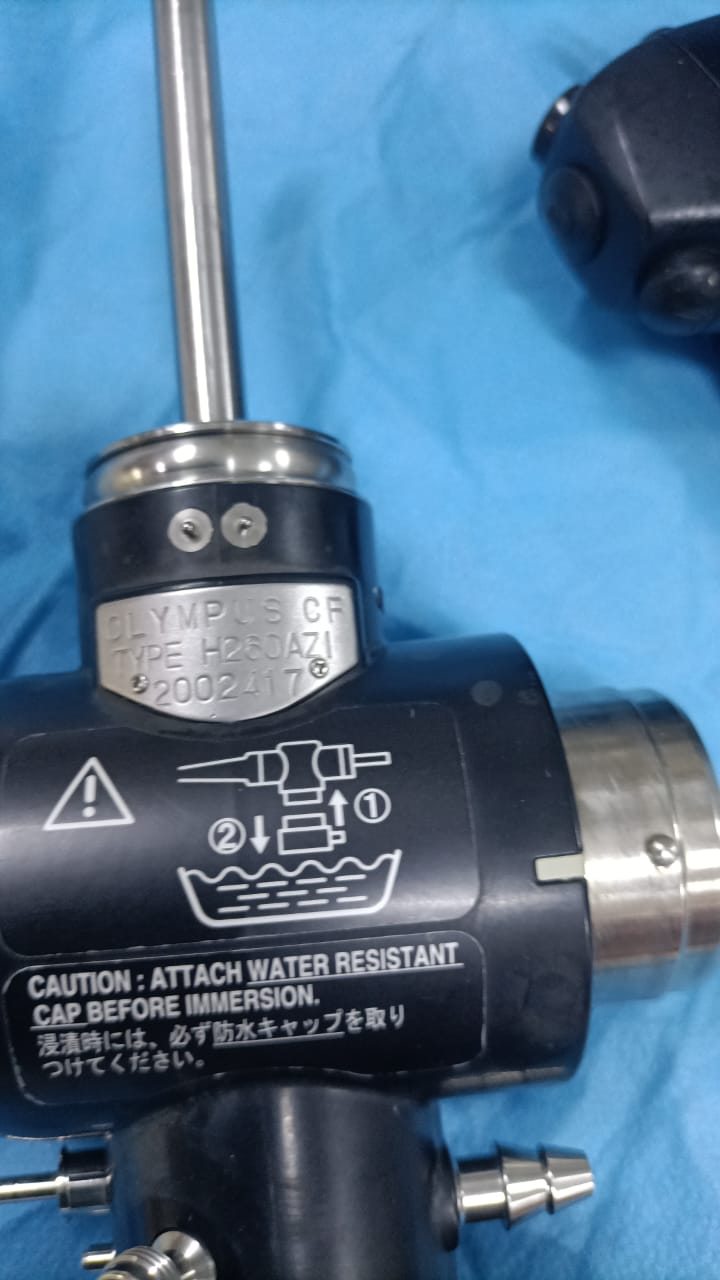 Olympus
CF H260 AZI video colonoscope
S.No: 2002417
Checked OK DXB