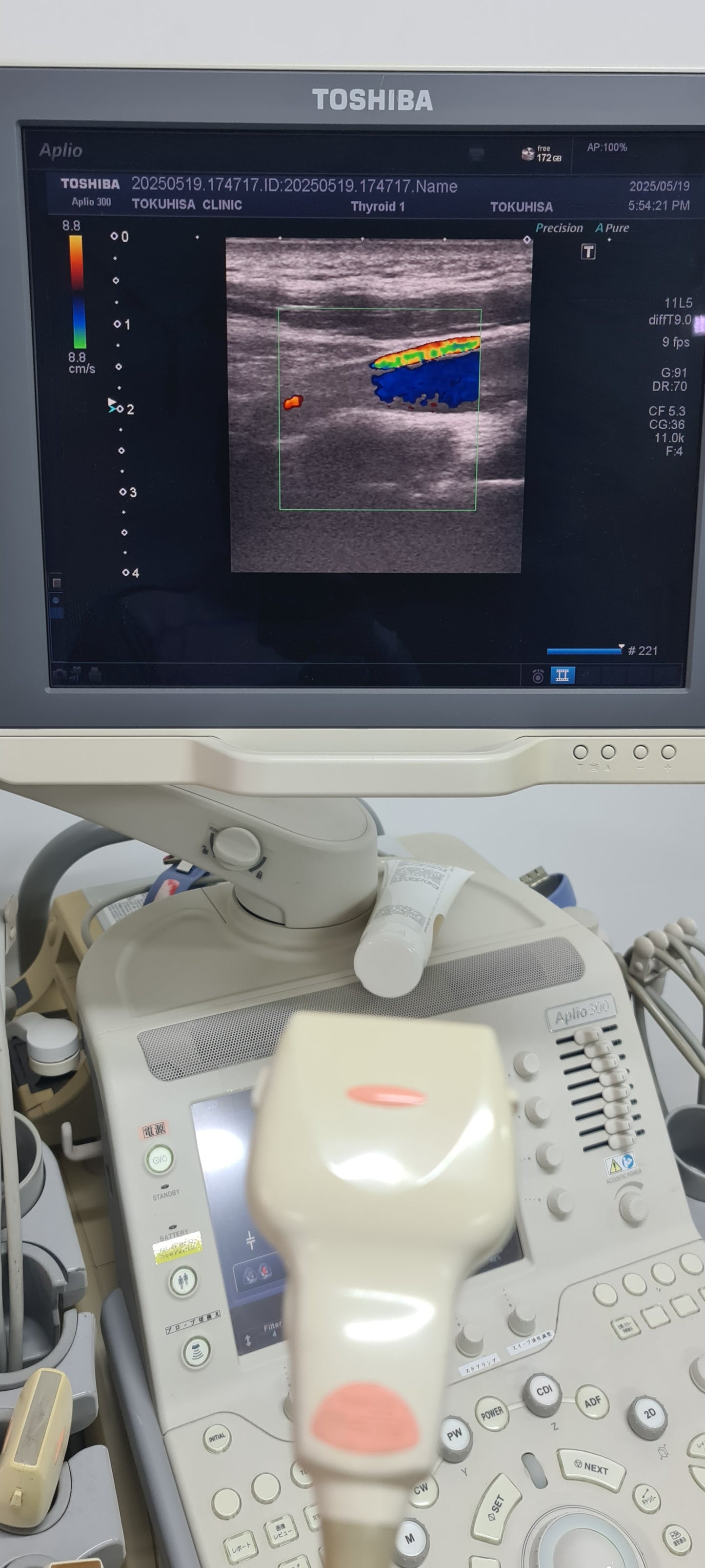 ..Toshiba PLT-704AT linear probe Checked SN: A5534333 checked DXB