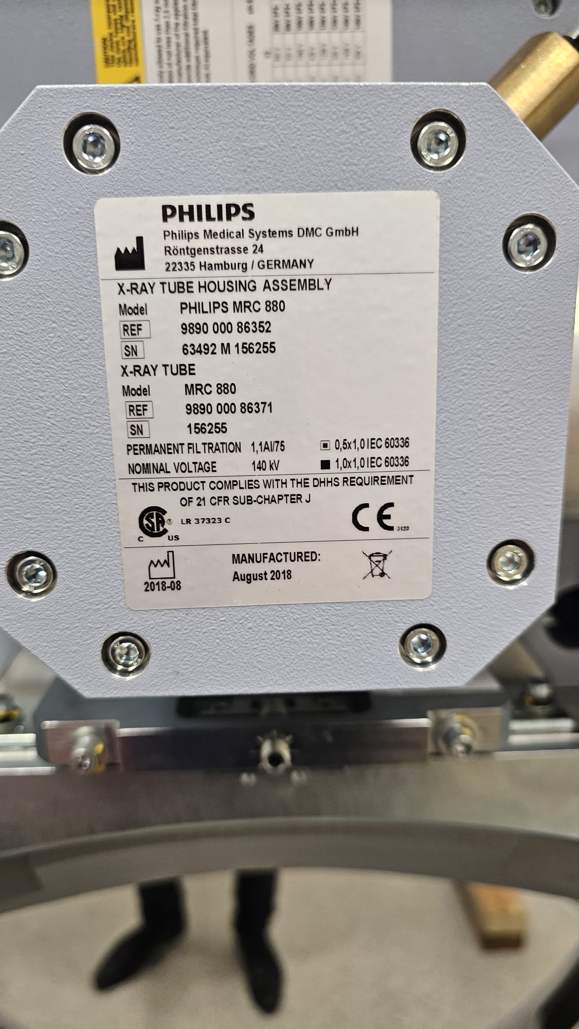 Aloka UST-5411 PROB L SN. M00355 checked