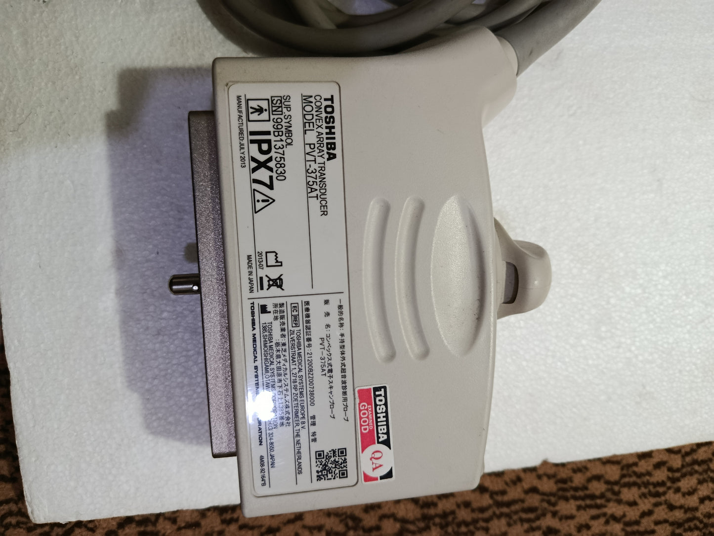 P.. Toshiba PVT-375AT Convex Probe